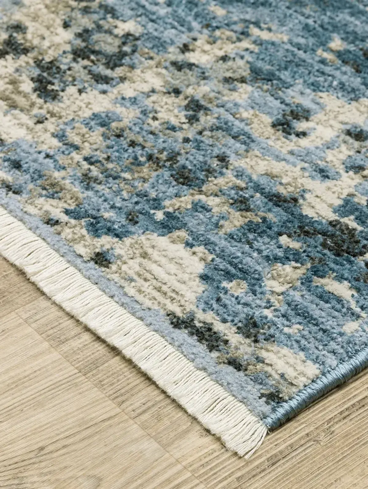 Bauer 3'10" x 5'5" Blue Rug