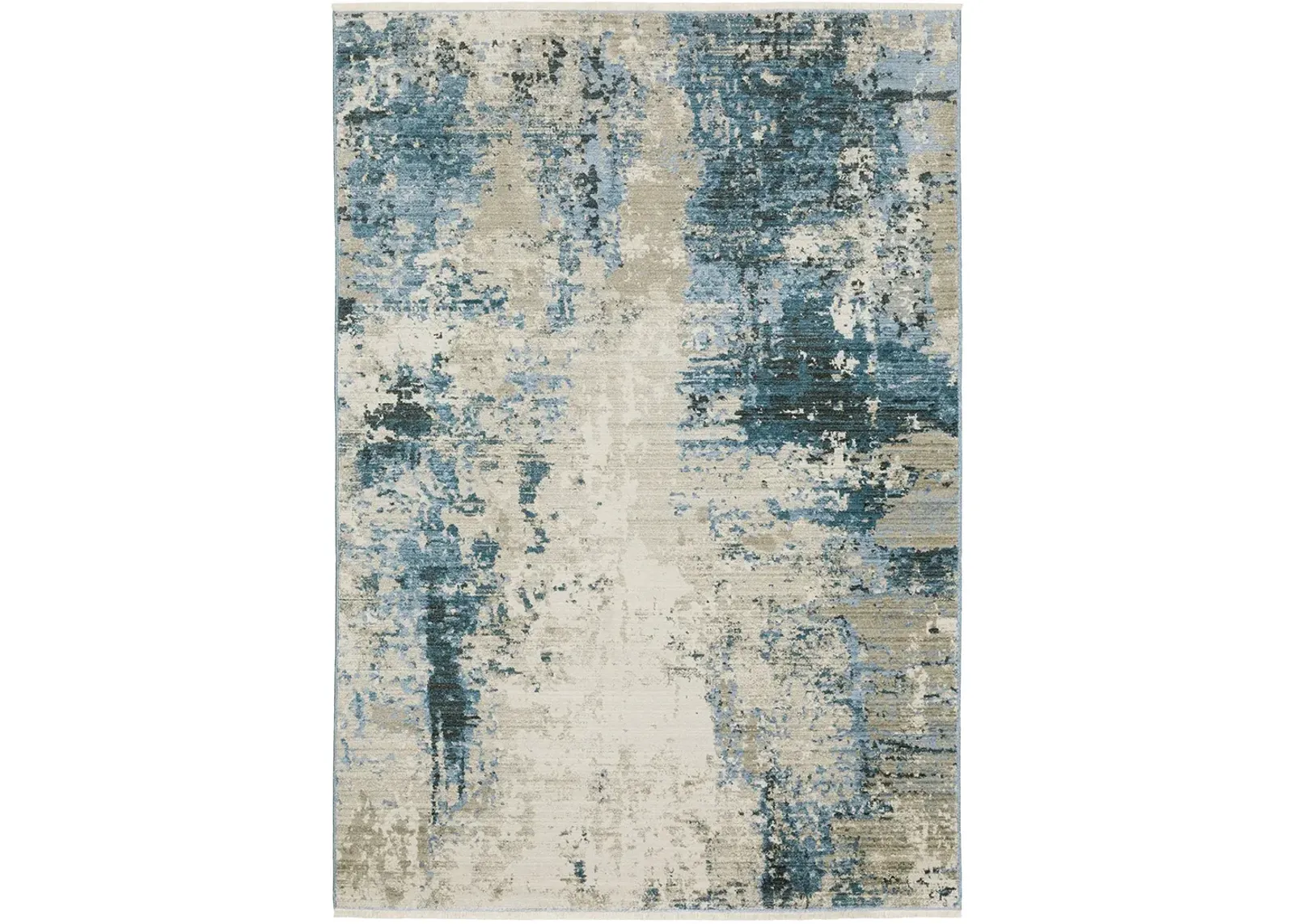 Bauer 3'10" x 5'5" Blue Rug