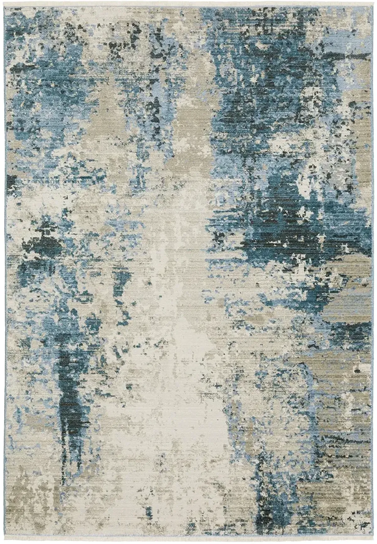 Bauer 3'10" x 5'5" Blue Rug