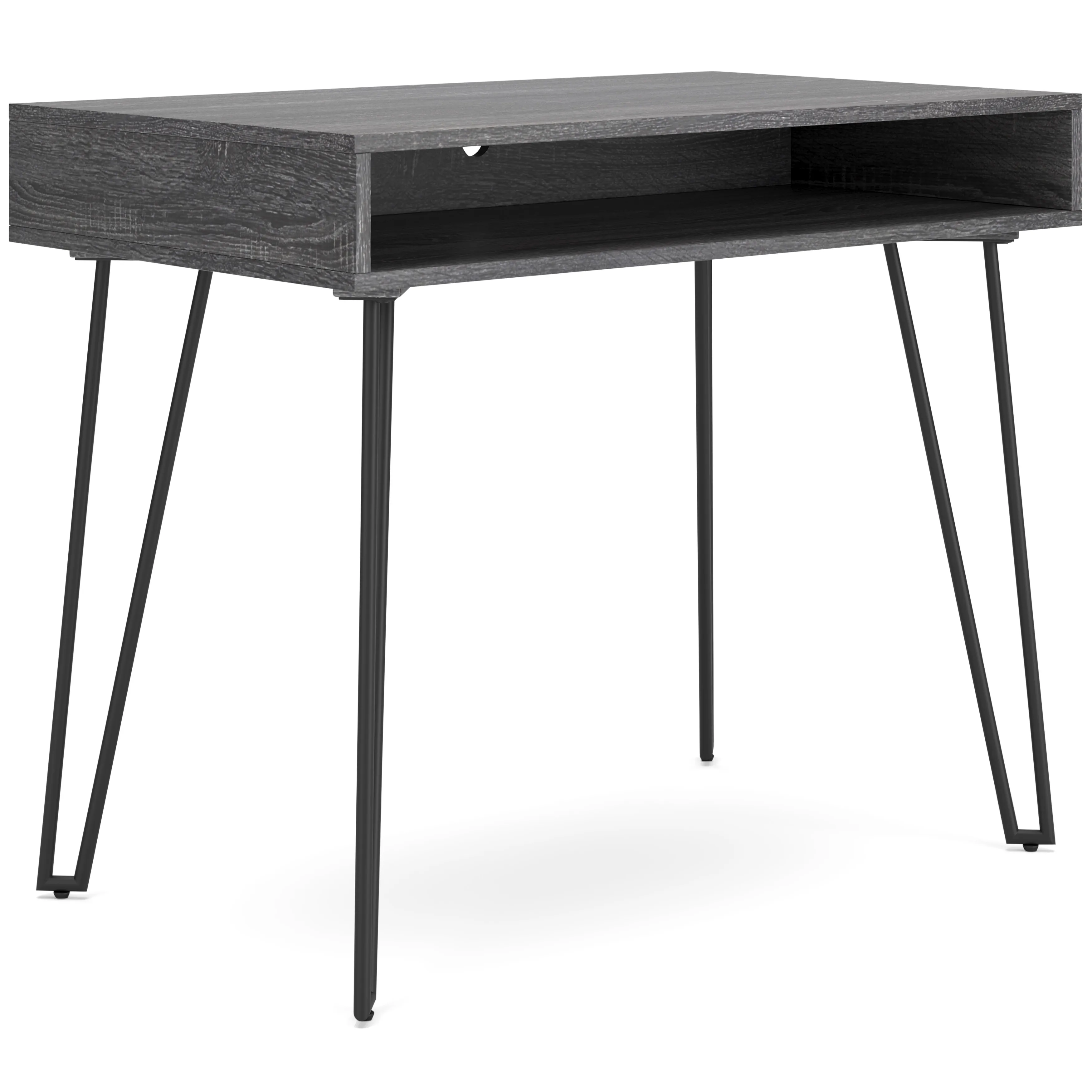 Strumford Grey Home Office Desk