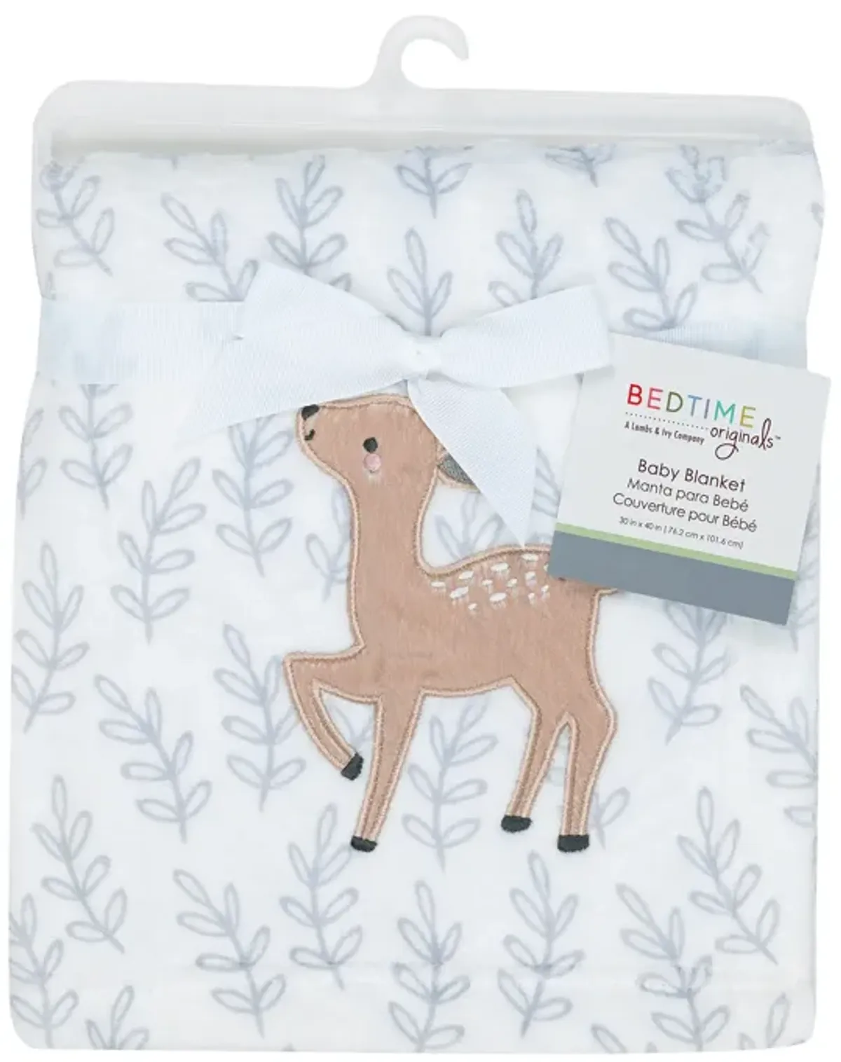 Bedtime Originals Deer Park Gray Baby Blanket