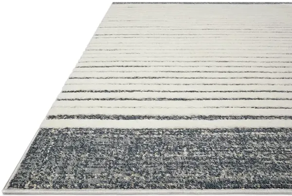 Hagen HAG01 White/Ocean 6'7" x 9'2" Rug