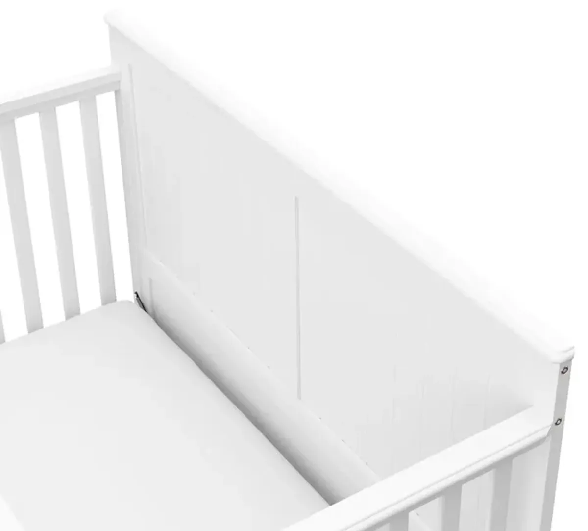 Graco Hadley 5-in-1 Convertible Crib with Drawer (White) –Crib with Drawer Combo