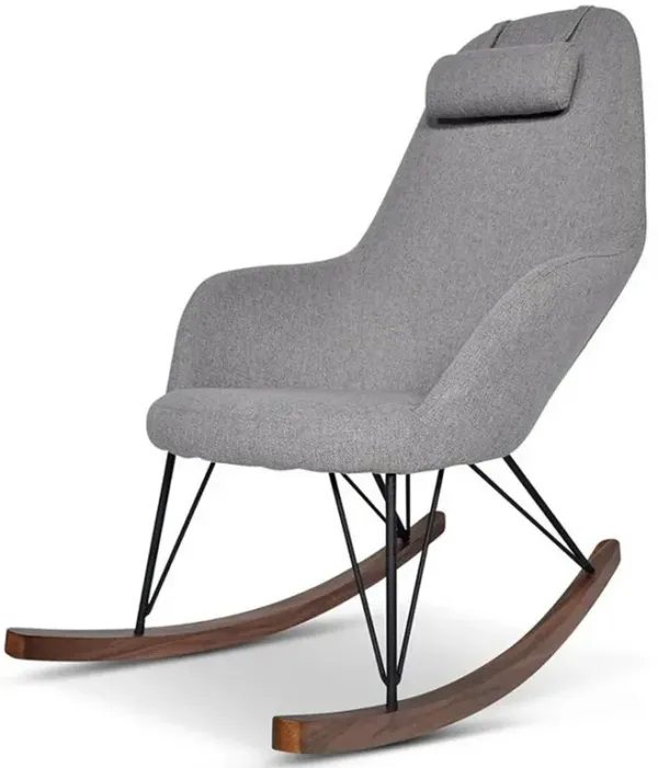 Ashcroft Furniture Co Chloe Mid Century Modern Rocker Livingroom and Bedroom Chair