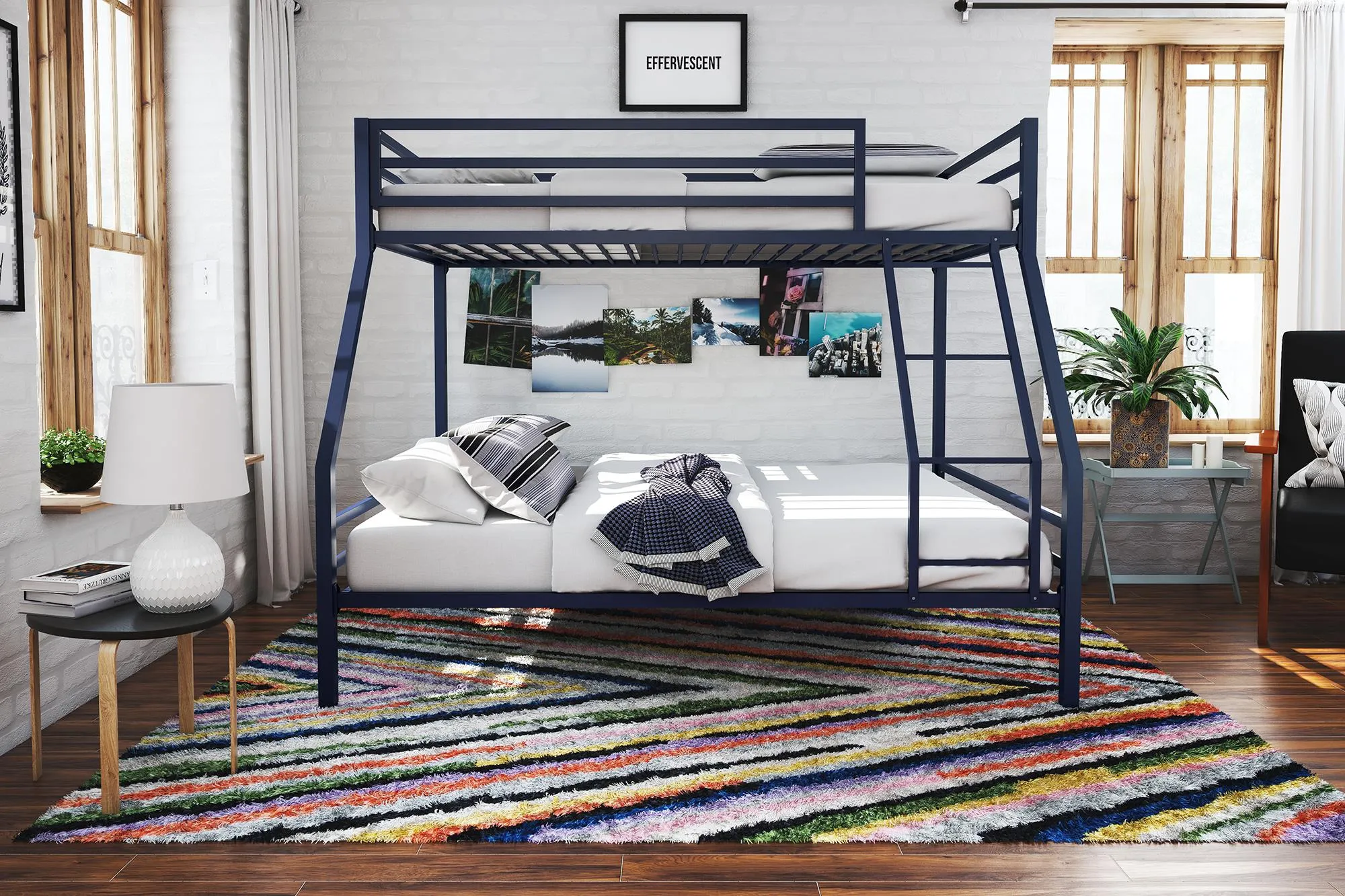 Novogratz Maxwell Metal Bunk Bed