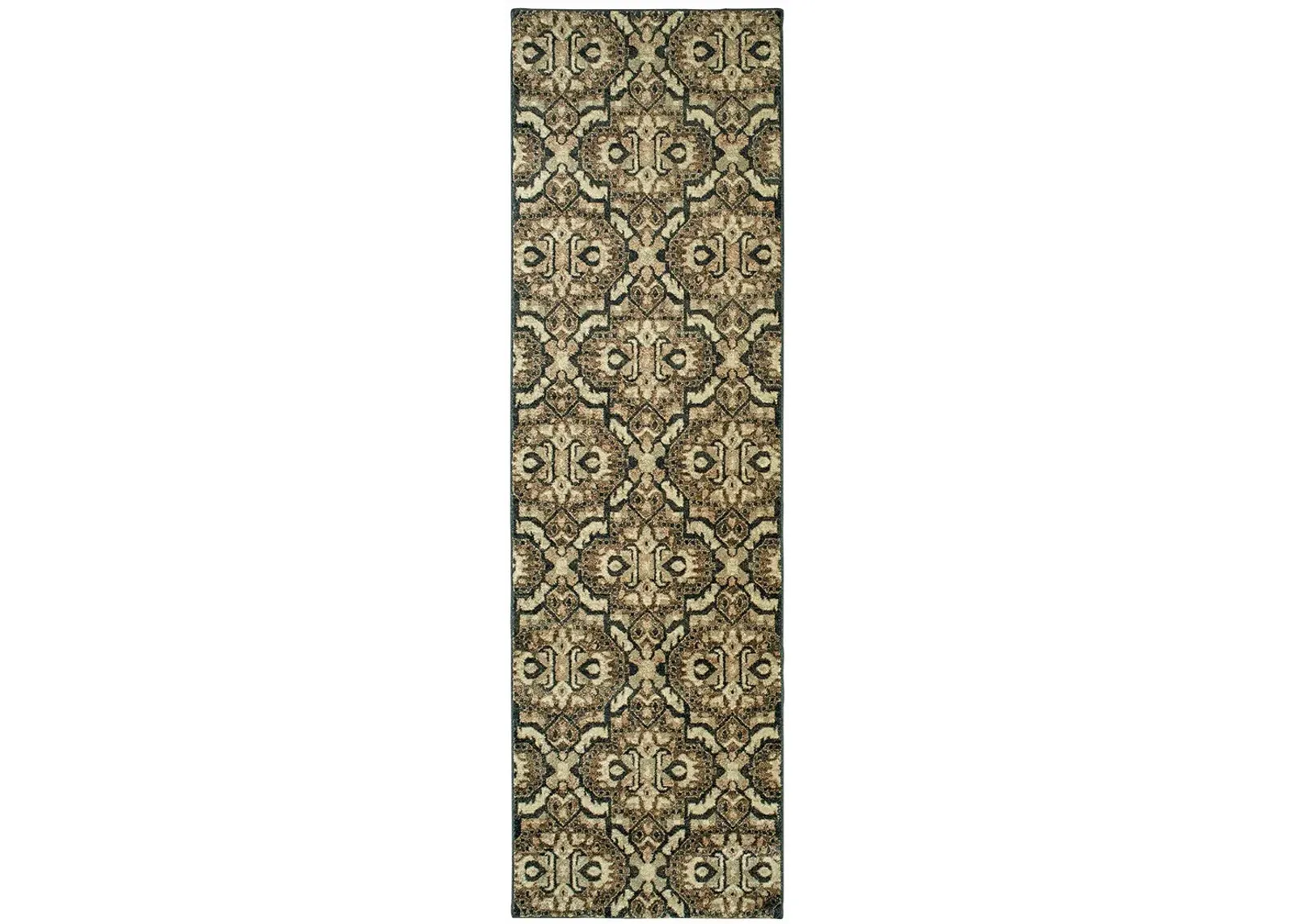 Raleigh 2'3" x 7'6" Brown Rug