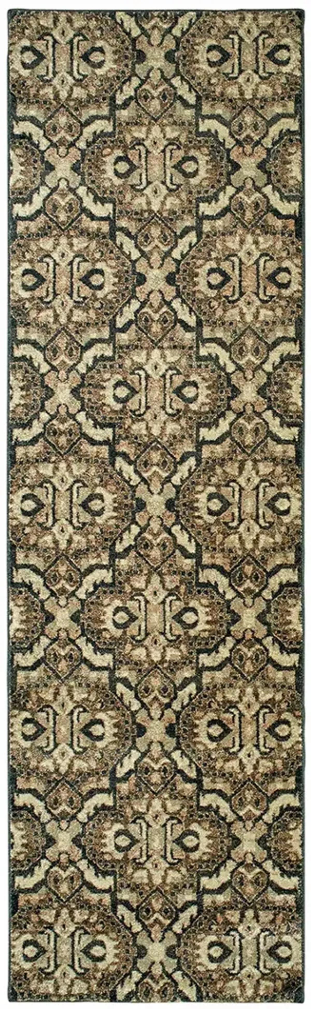 Raleigh 2'3" x 7'6" Brown Rug