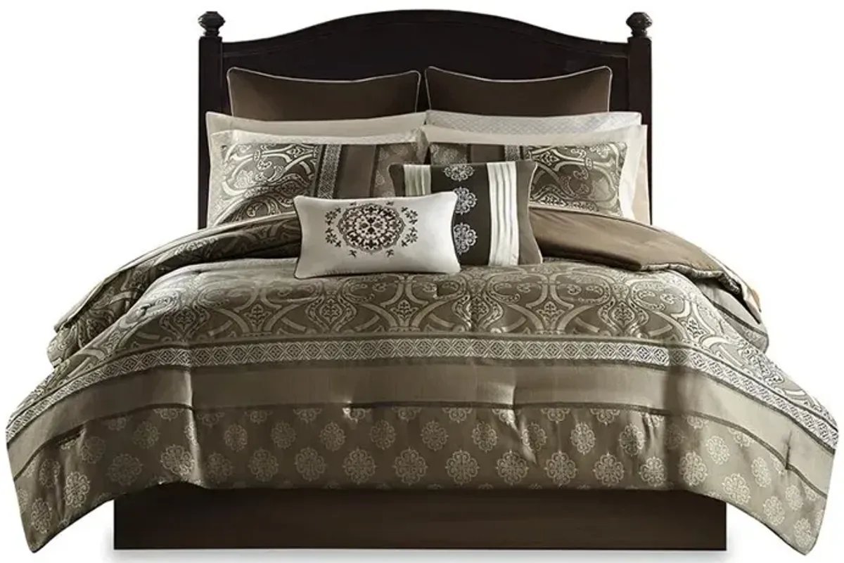 Belen Kox Elegant Jacquard 16 Piece Comforter Set, Belen Kox