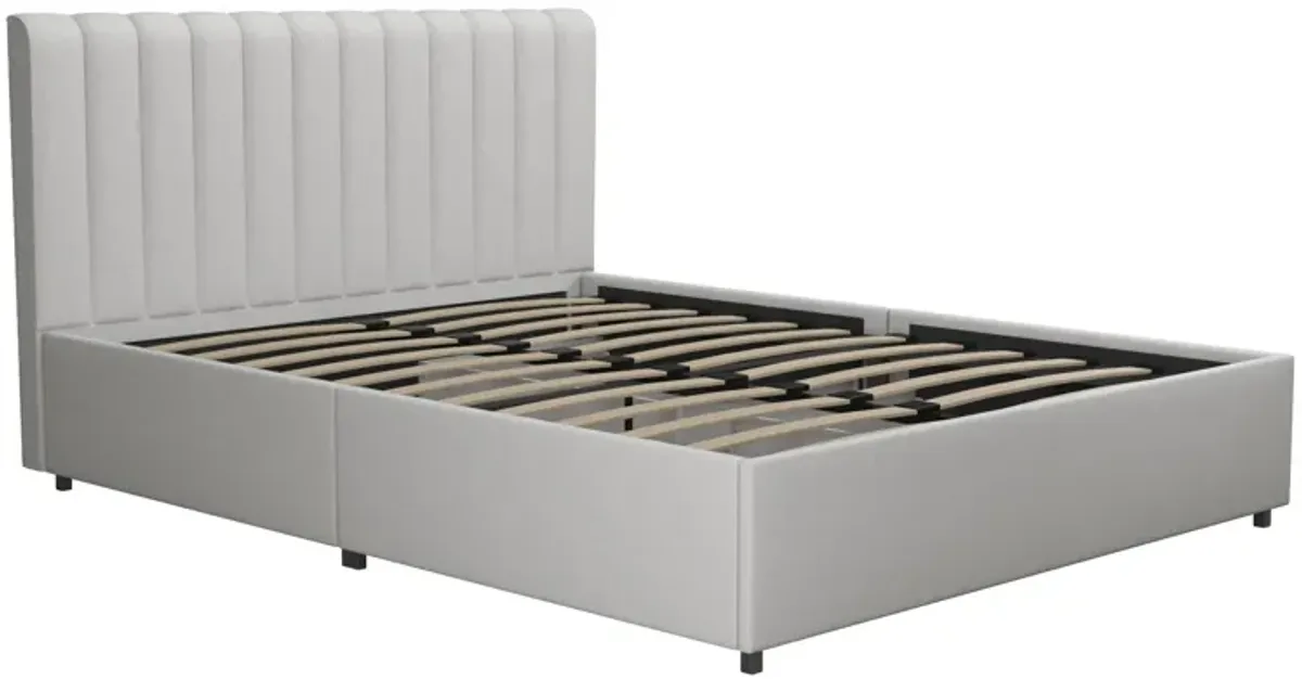 Brittany Upholstered Bed with Storage Drawers