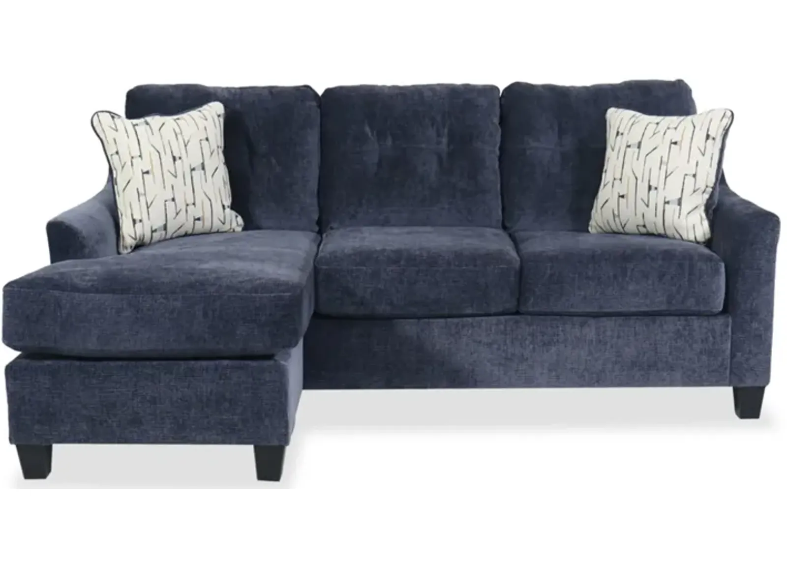 Amity Bay Queen Sofa Chaise Sleeper, Blue