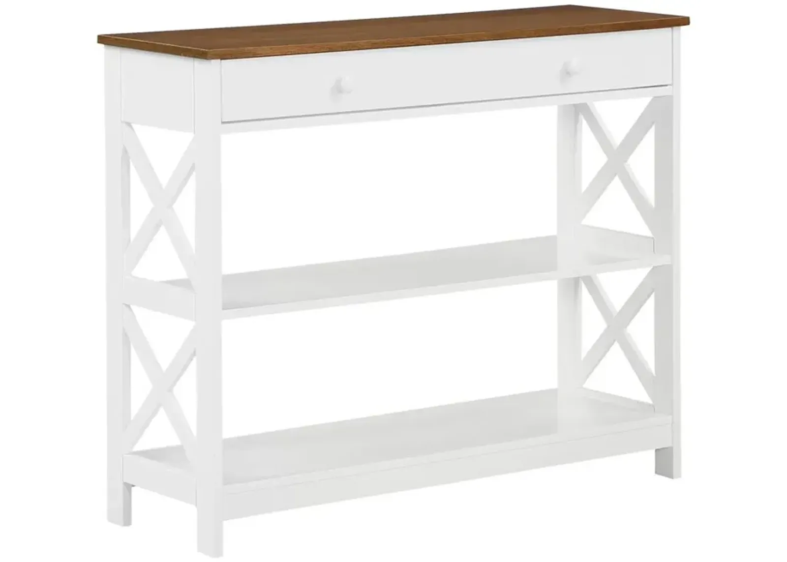 Convience Concept, Inc. Oxford 1 Drawer Console Table with Shelves