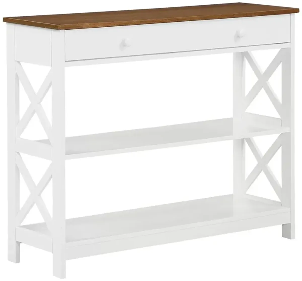 Convience Concept, Inc. Oxford 1 Drawer Console Table with Shelves