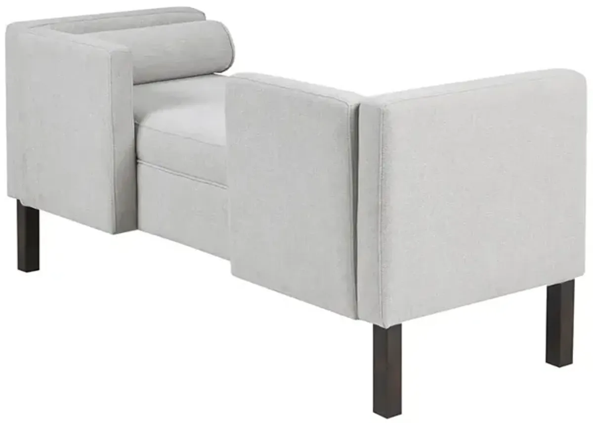 Gracie Mills Eloy Mid-Century Upholstered Accent Bench