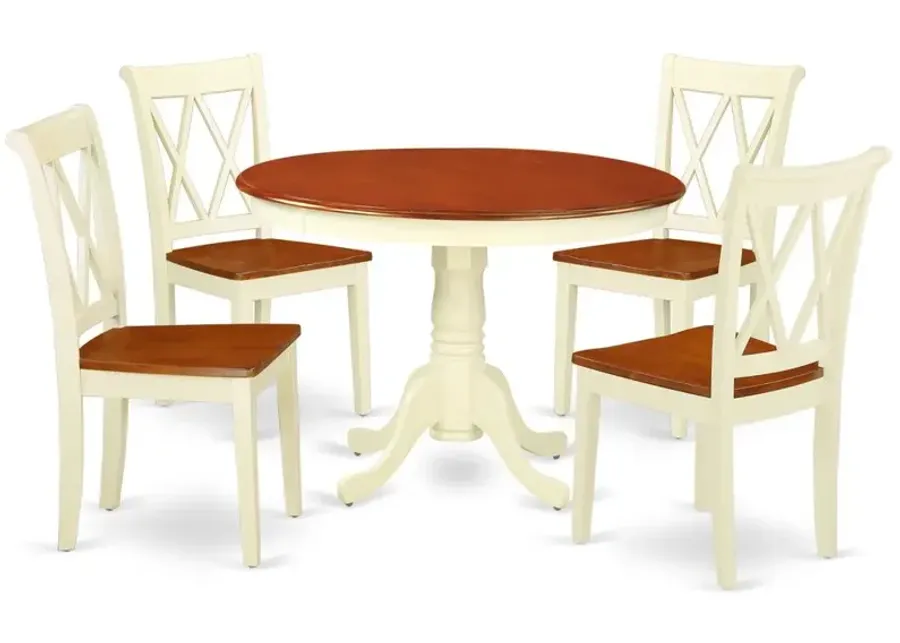 Dining Room Set Buttermilk & Cherry