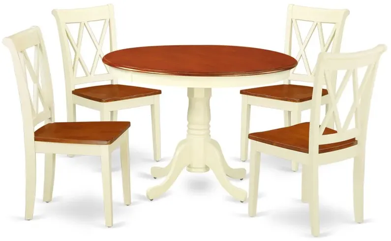 Dining Room Set Buttermilk & Cherry