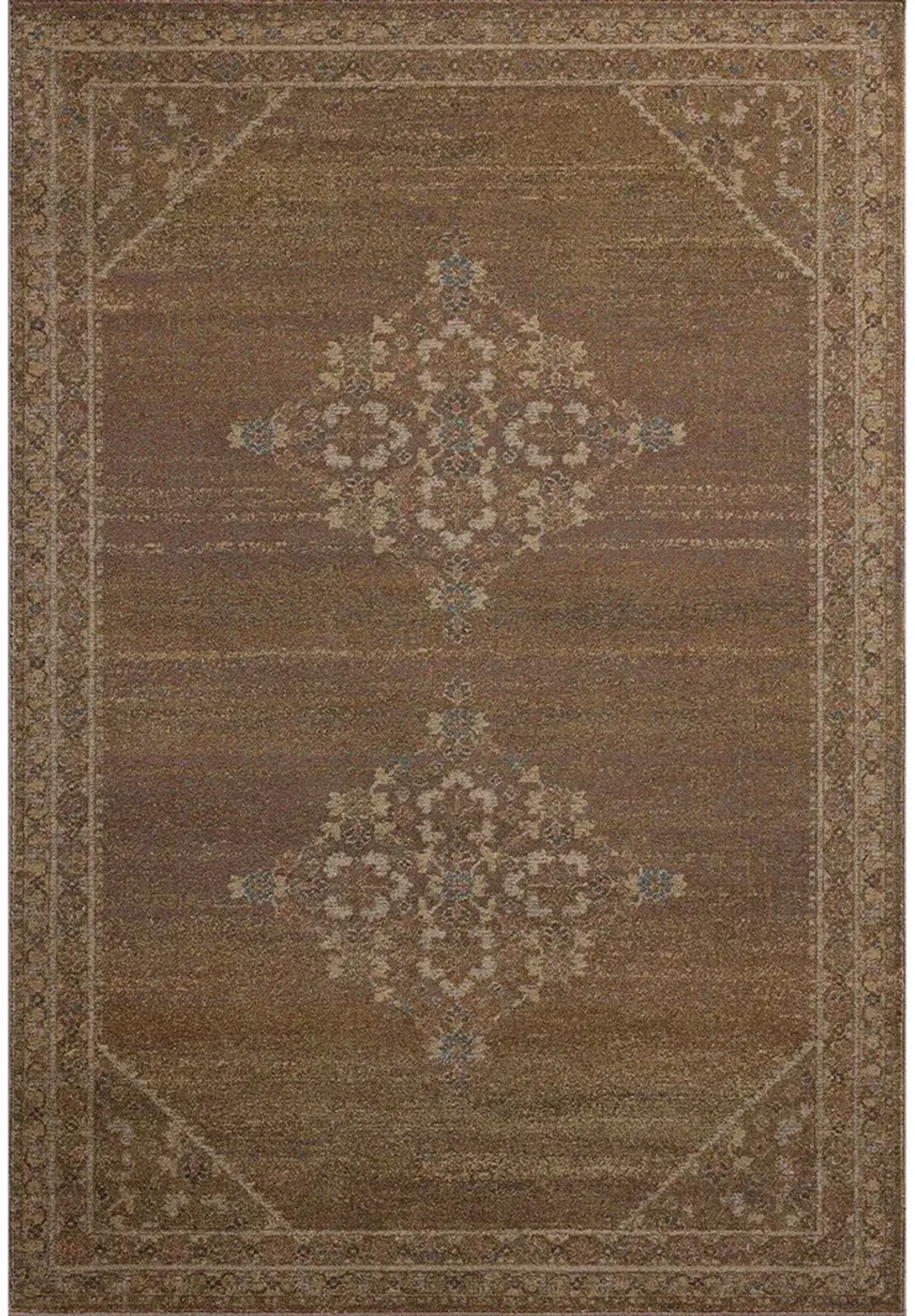 Mona Sunset/Natural 7'6" x 10' Area Rug by Magnolia Home by Joanna Gaines x Loloi