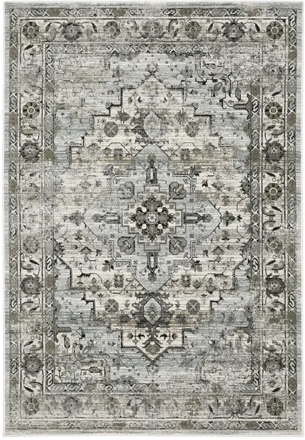 Gemini 6'7" x 9'6" Grey Rug