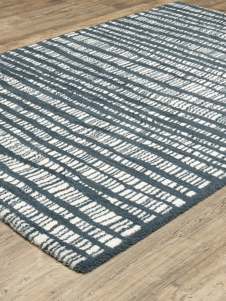 Galileo 3'10" x 5'5" Blue Rug