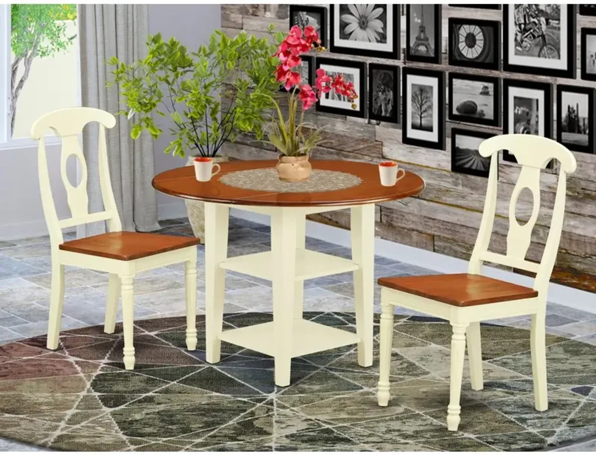 Dining Room Set Buttermilk & Cherry