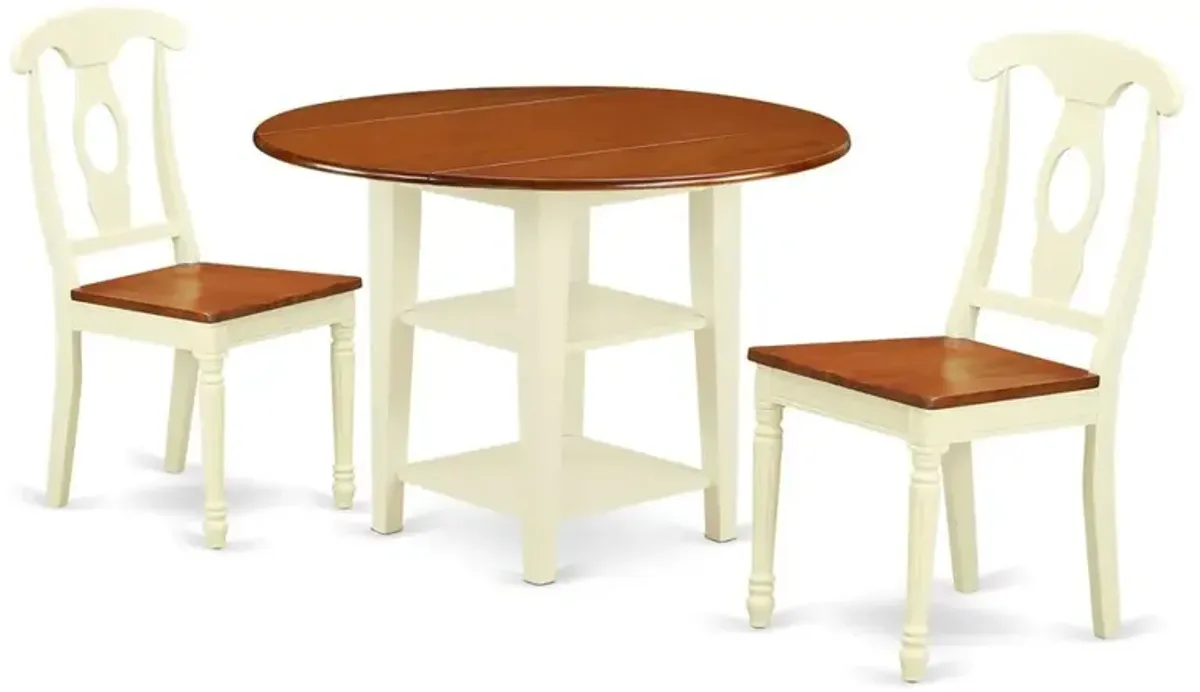 Dining Room Set Buttermilk & Cherry