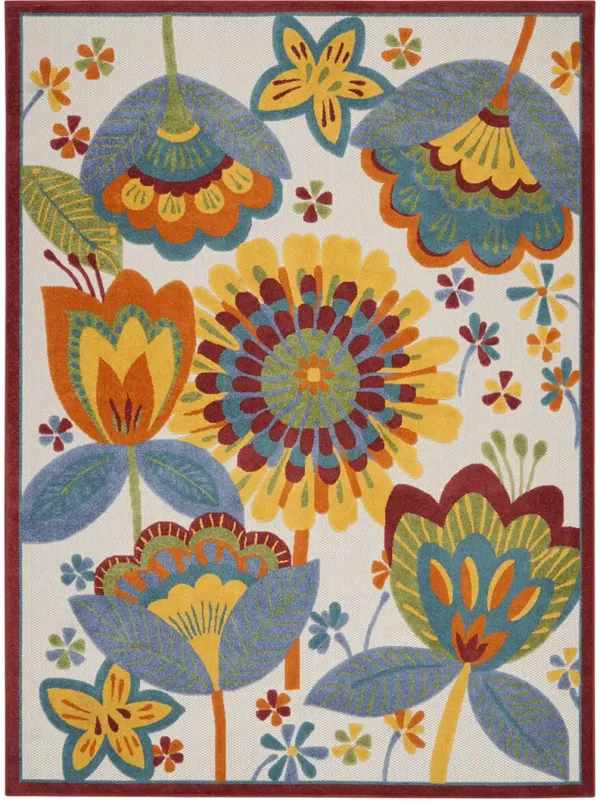 Aloha ALH25 Multicolor 9' x 12' Rug