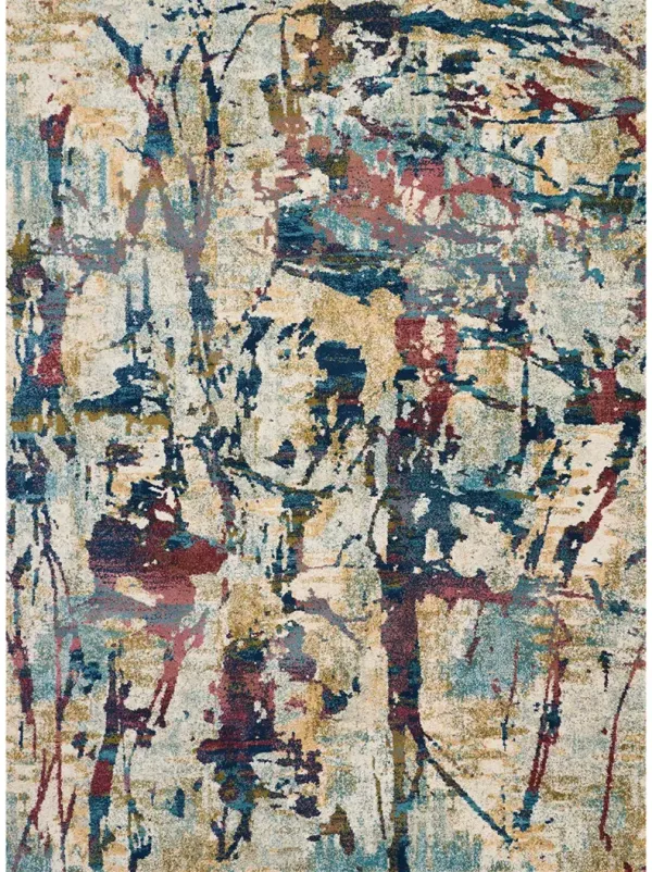 Fusion FSS10 Cream/Multicolor 7'10" x 10'6" Rug