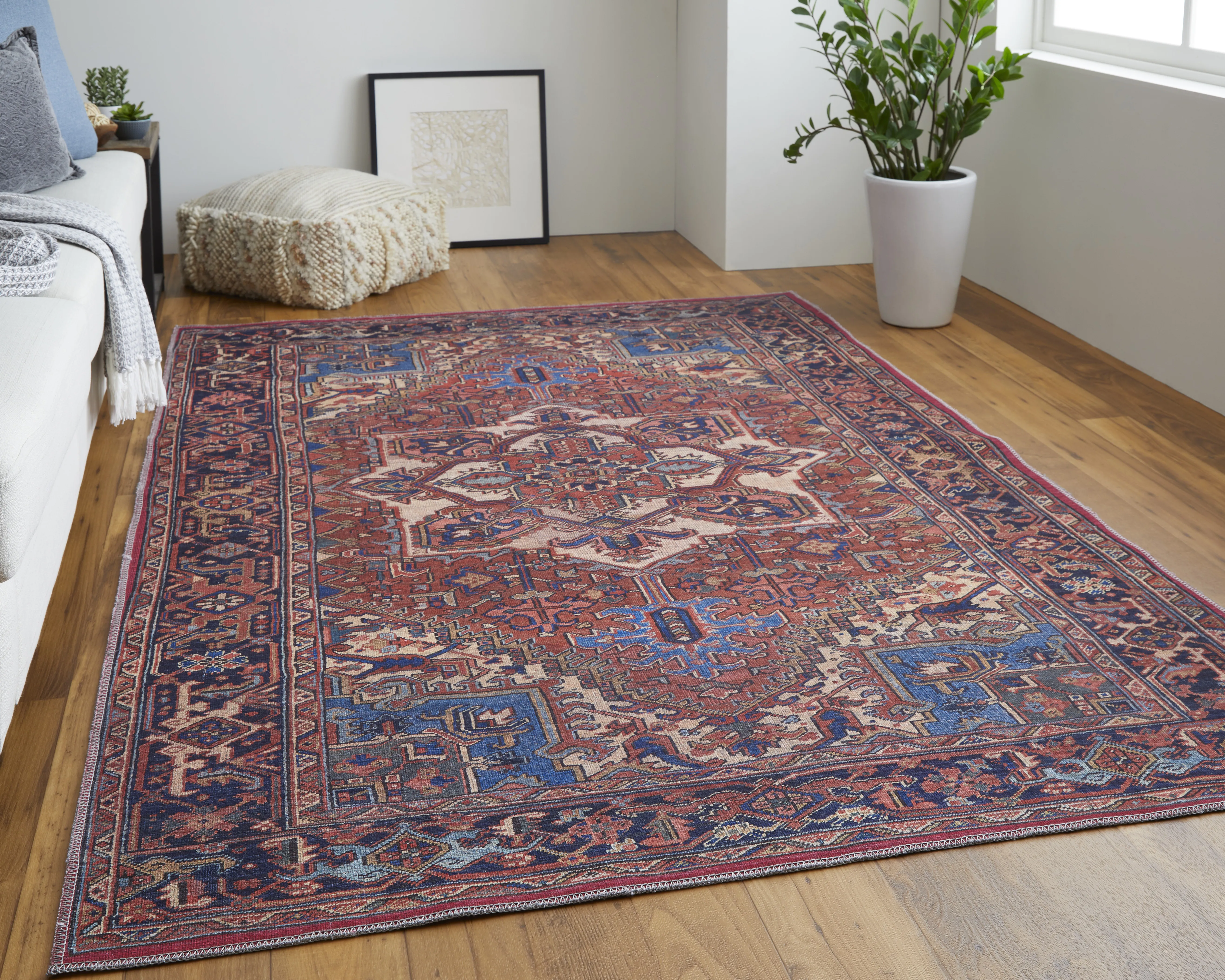 Rawlins 39HHF Red/Tan/Blue 7'10" x 9'10" Rug