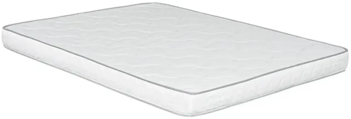 Sofi 6 Inch Full Size Reversible Mattress, Double Quilting, PU Foam Core - Benzara