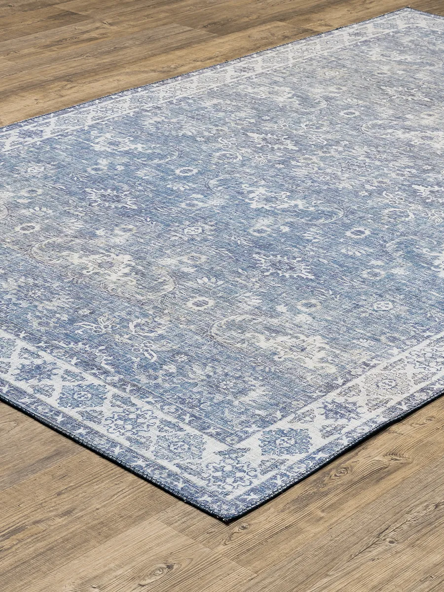 Myers Park 8'9" x 12' Blue Rug