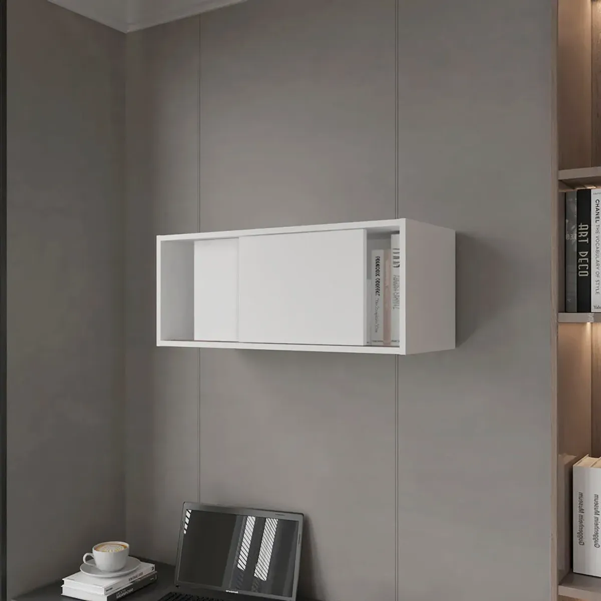 Wall Cabinet Bliss, Office, White