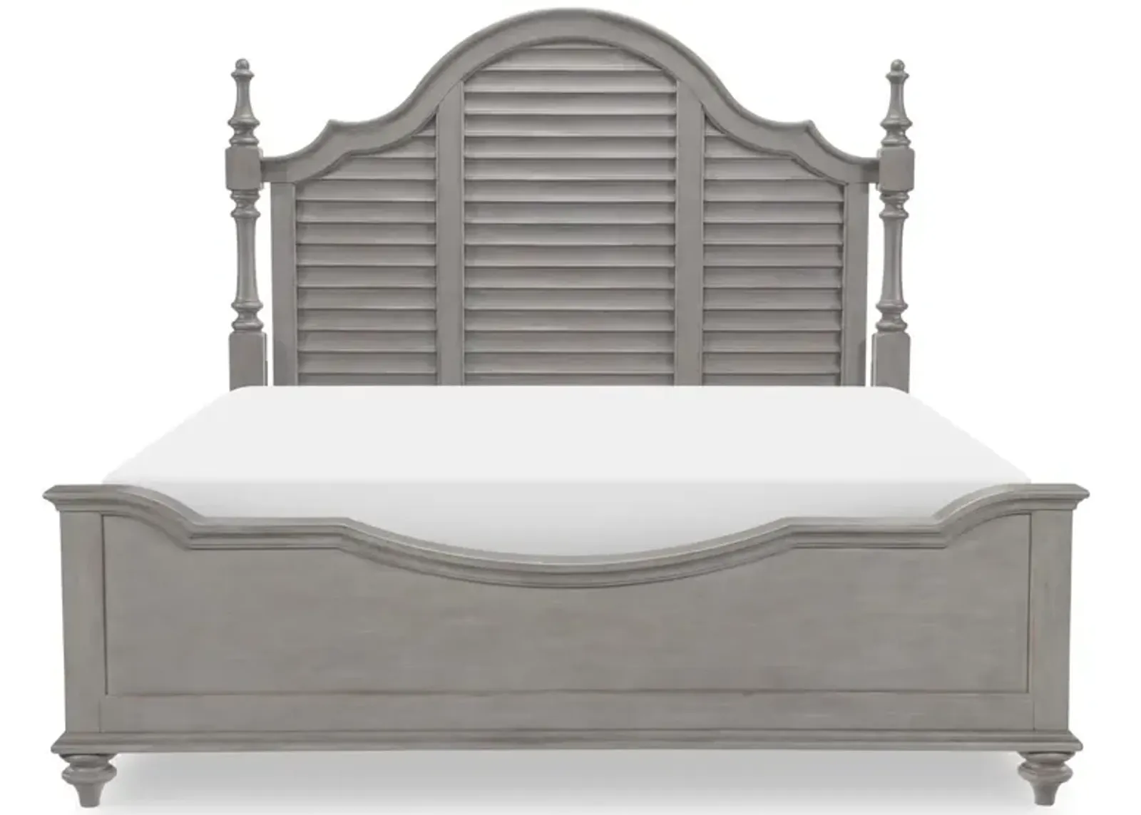 Kingston Cal King Louvered Poster Bed