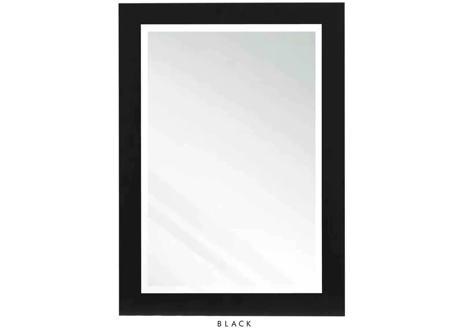 Rectangle Mirror Black I