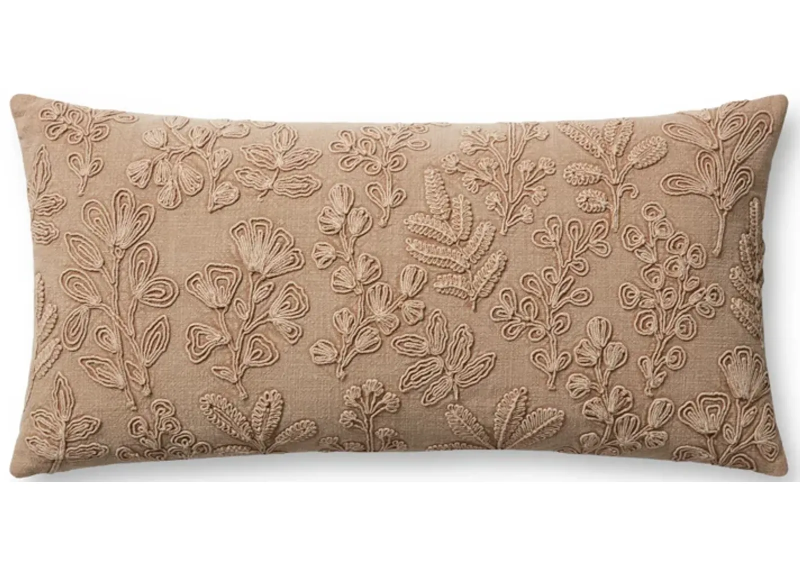 Louise PMH0054 Natural 12''x27'' Down Pillow by Magnolia Home by Joanna Gaines x Loloi