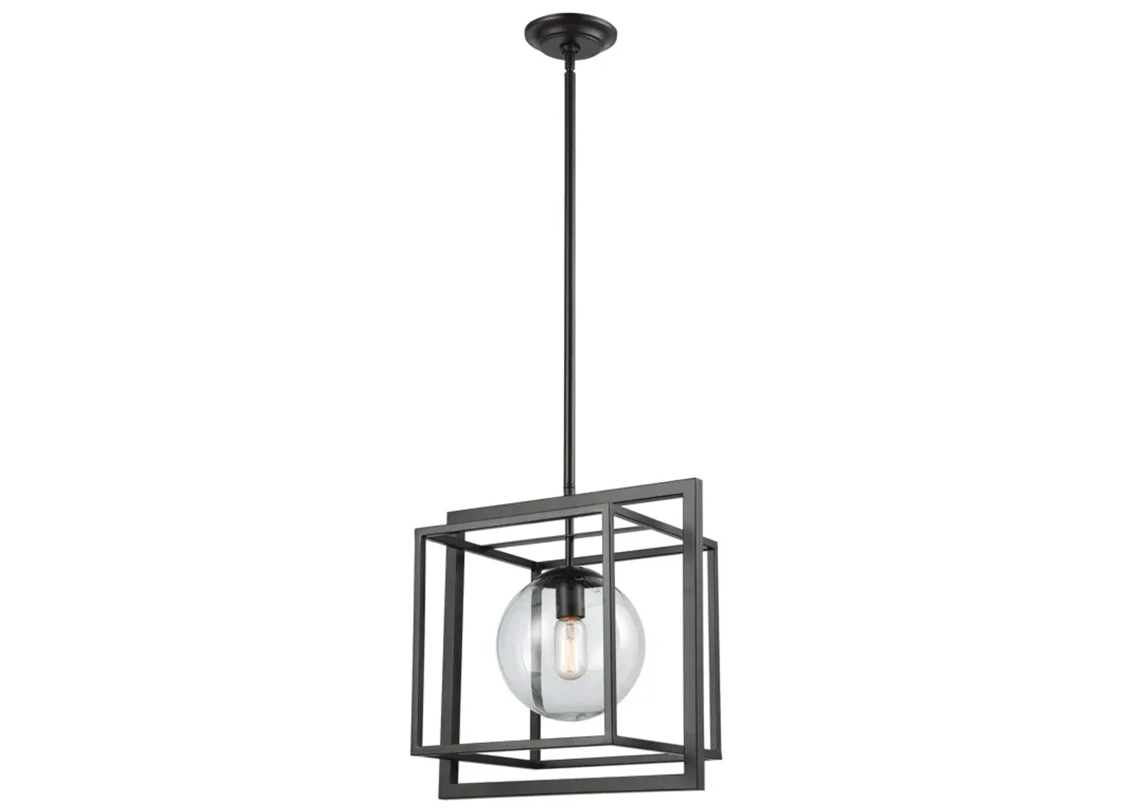 Beam Cage 15.5" 1-Light Pendant