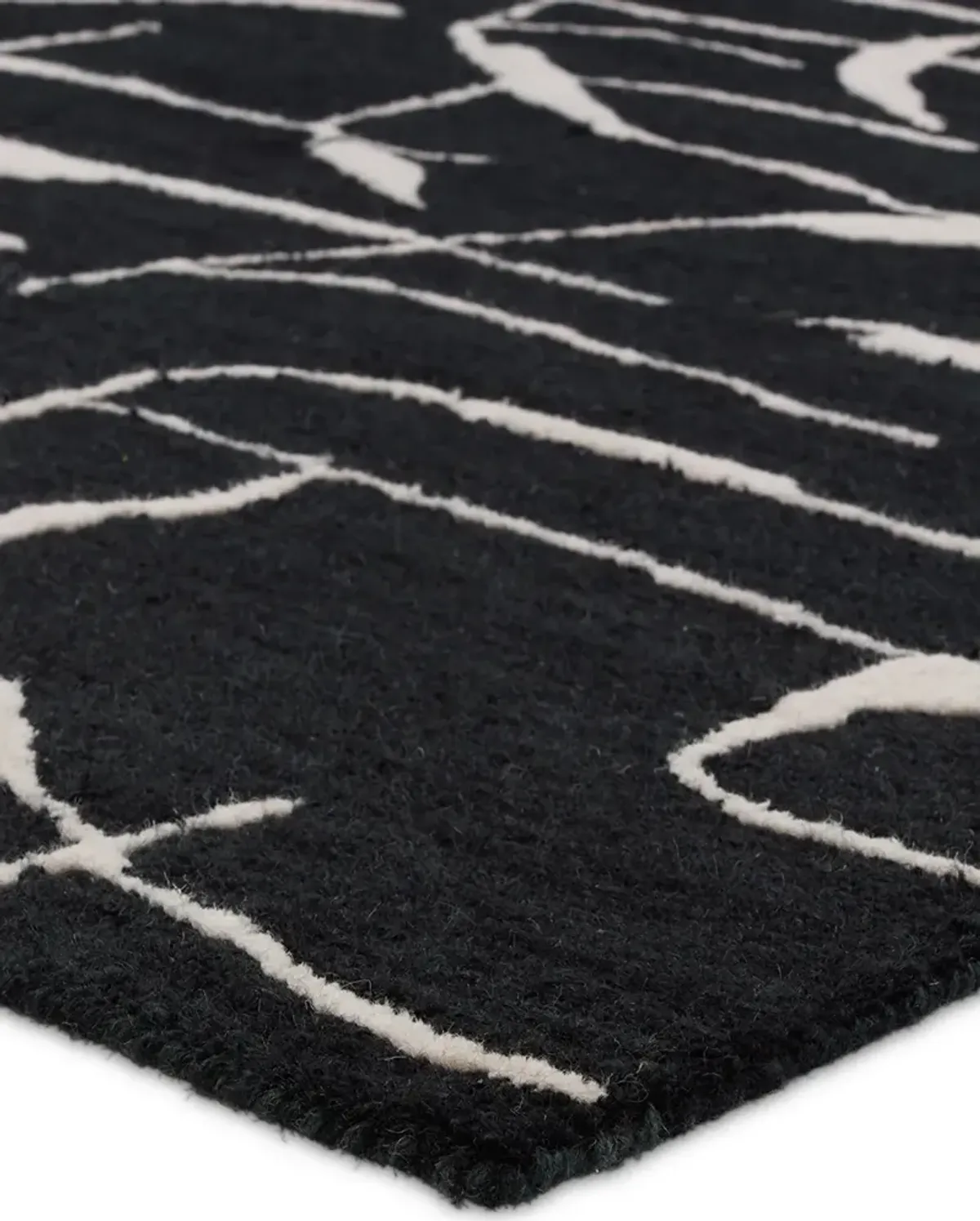 Mallino By Nikki Chu Noir Black 5' x 8' Rug