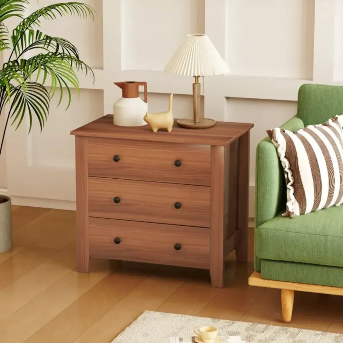 3 Drawer Dresser Chest of Drawers Bedside Table
