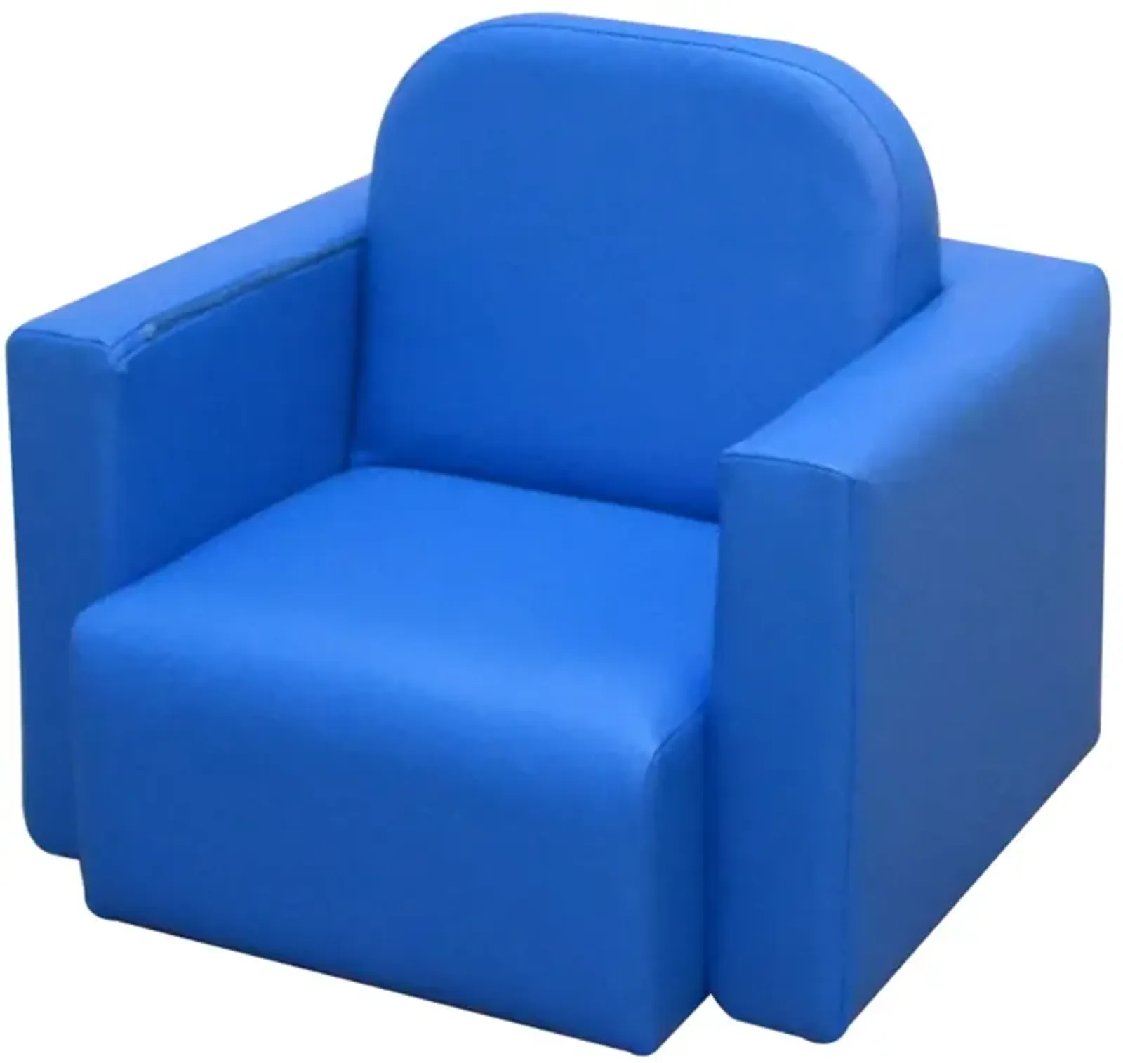 Blue Kiddie Convertible: 2-in-1 Kids Sofa & Table Set