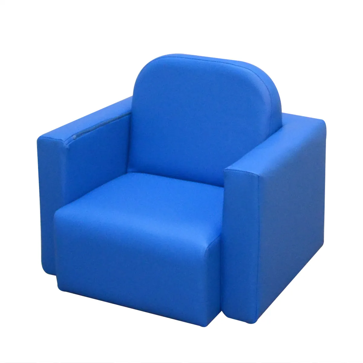 Blue Kiddie Convertible: 2-in-1 Kids Sofa & Table Set