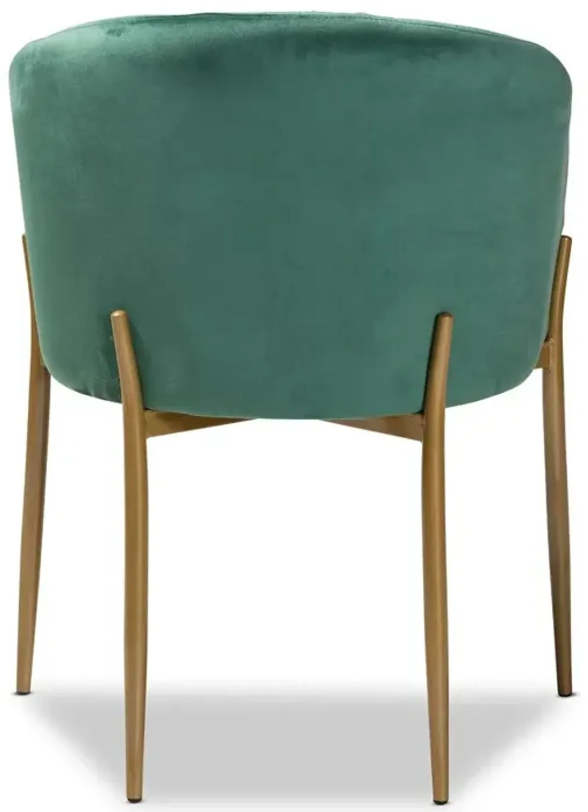 Gold Finished Metal Dining Chair