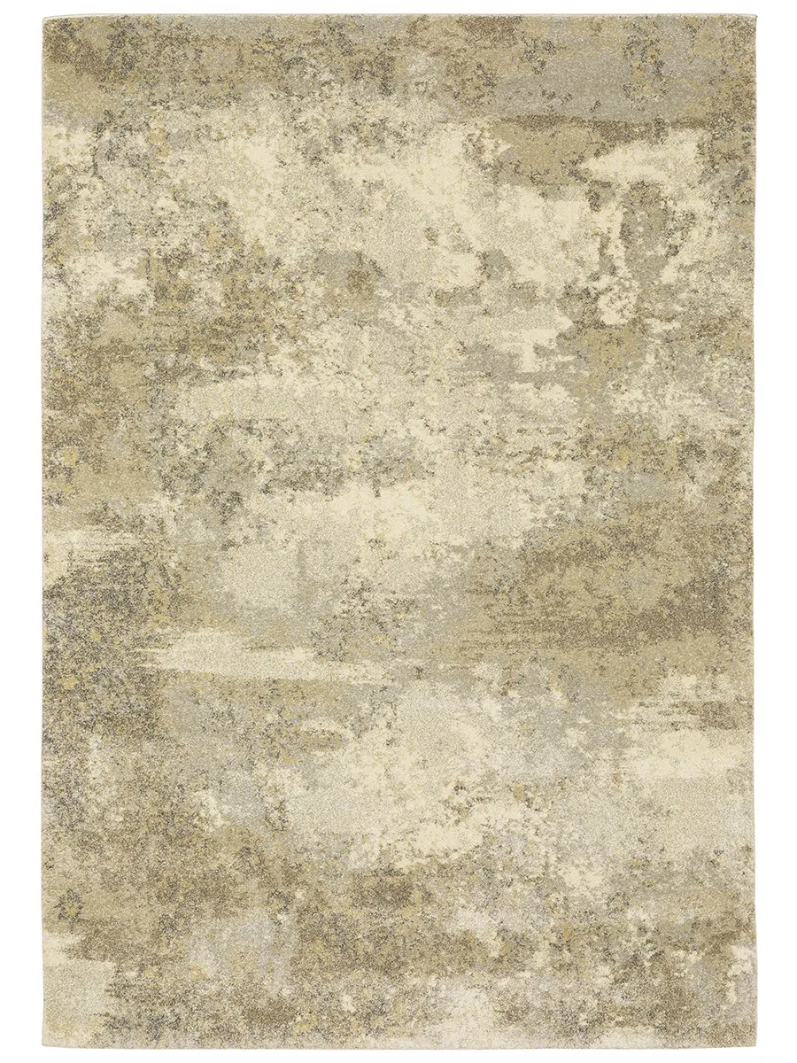 Astor 6'7" x 9'6" Gold Rug