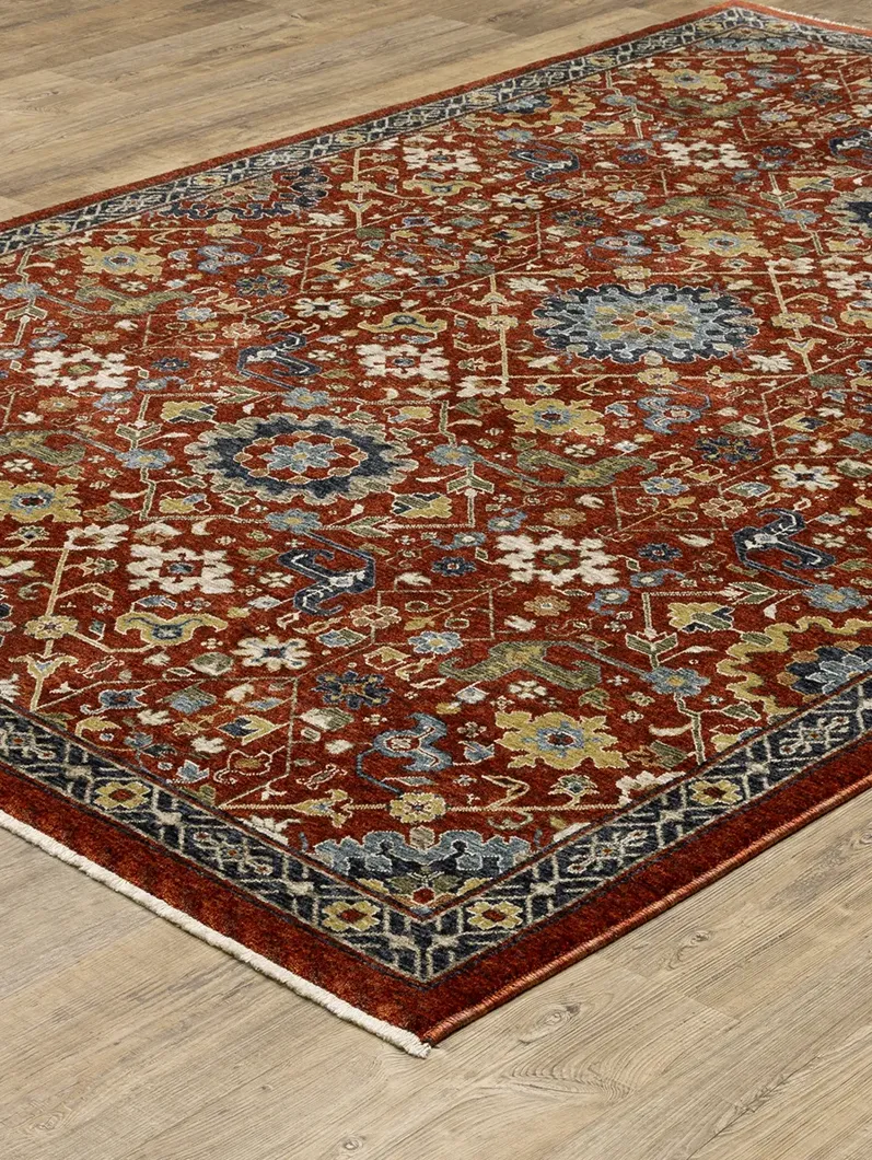 Aberdeen 9'10" x 12'10" Red Rug