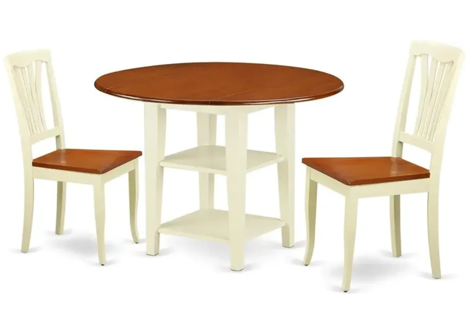 Dining Room Set Buttermilk & Cherry