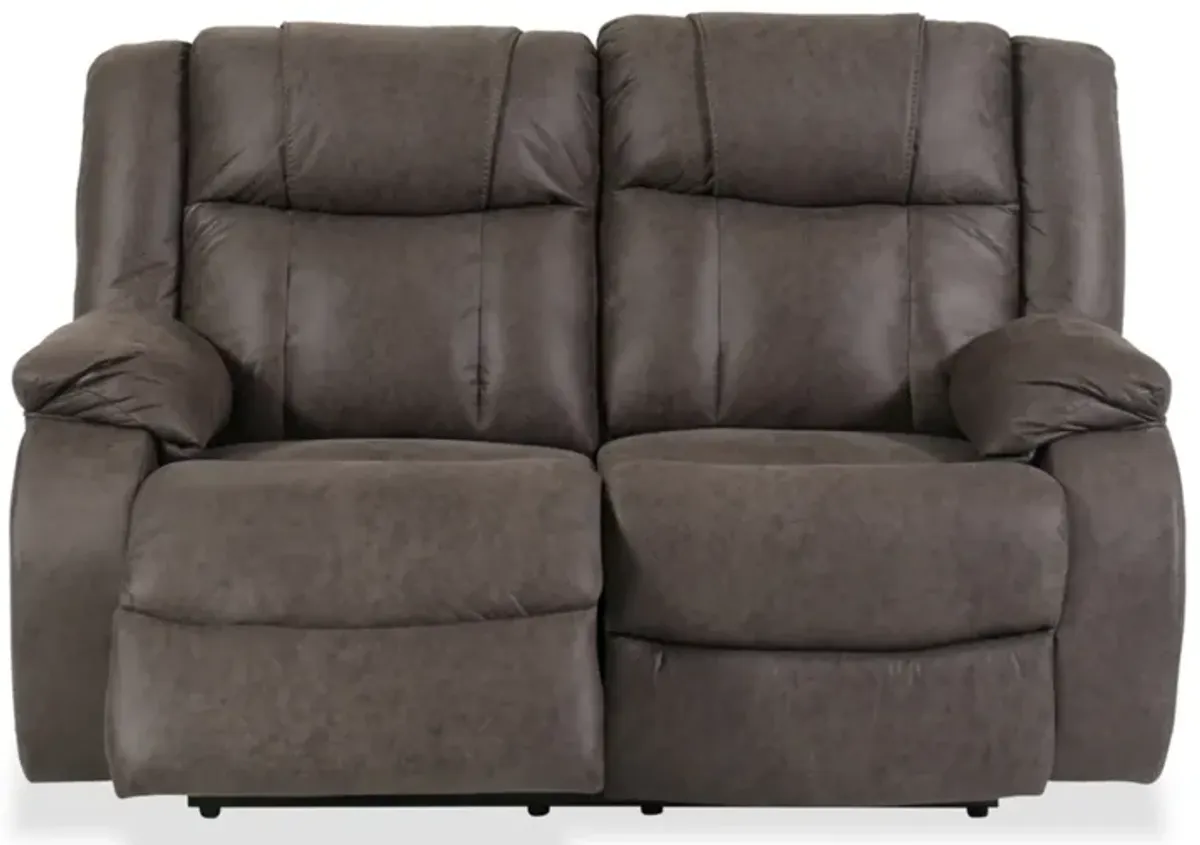 First Base Manual Reclining Loveseat