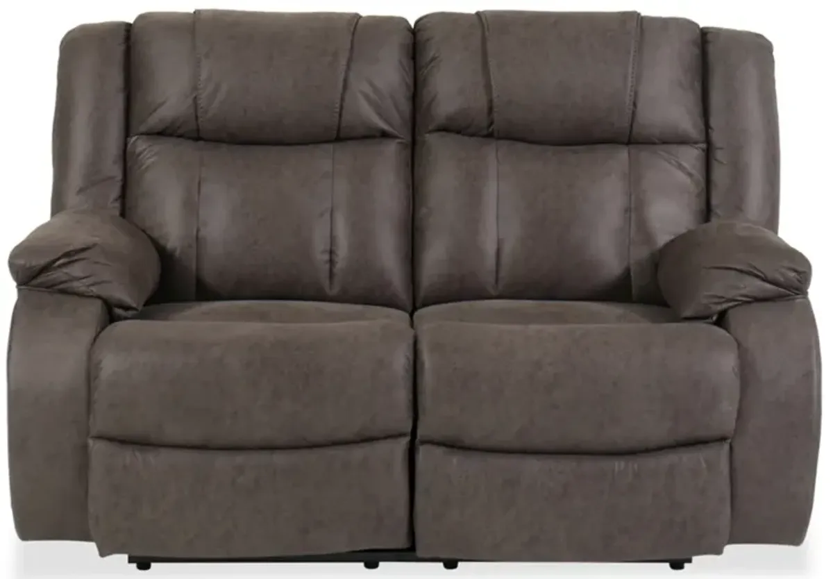 First Base Manual Reclining Loveseat