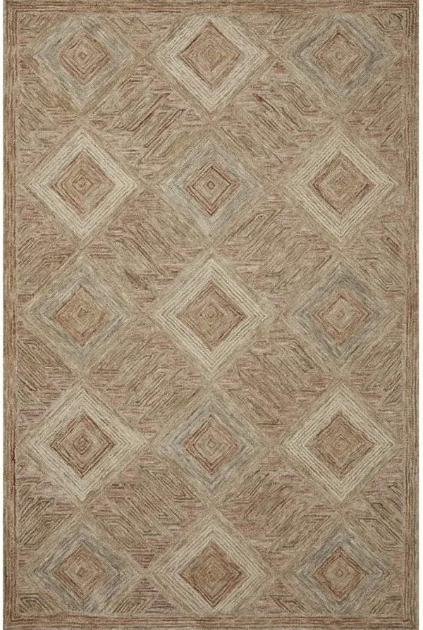 Varena VAR-02 Berry / Multi 5''0" x 7''6" Rug by