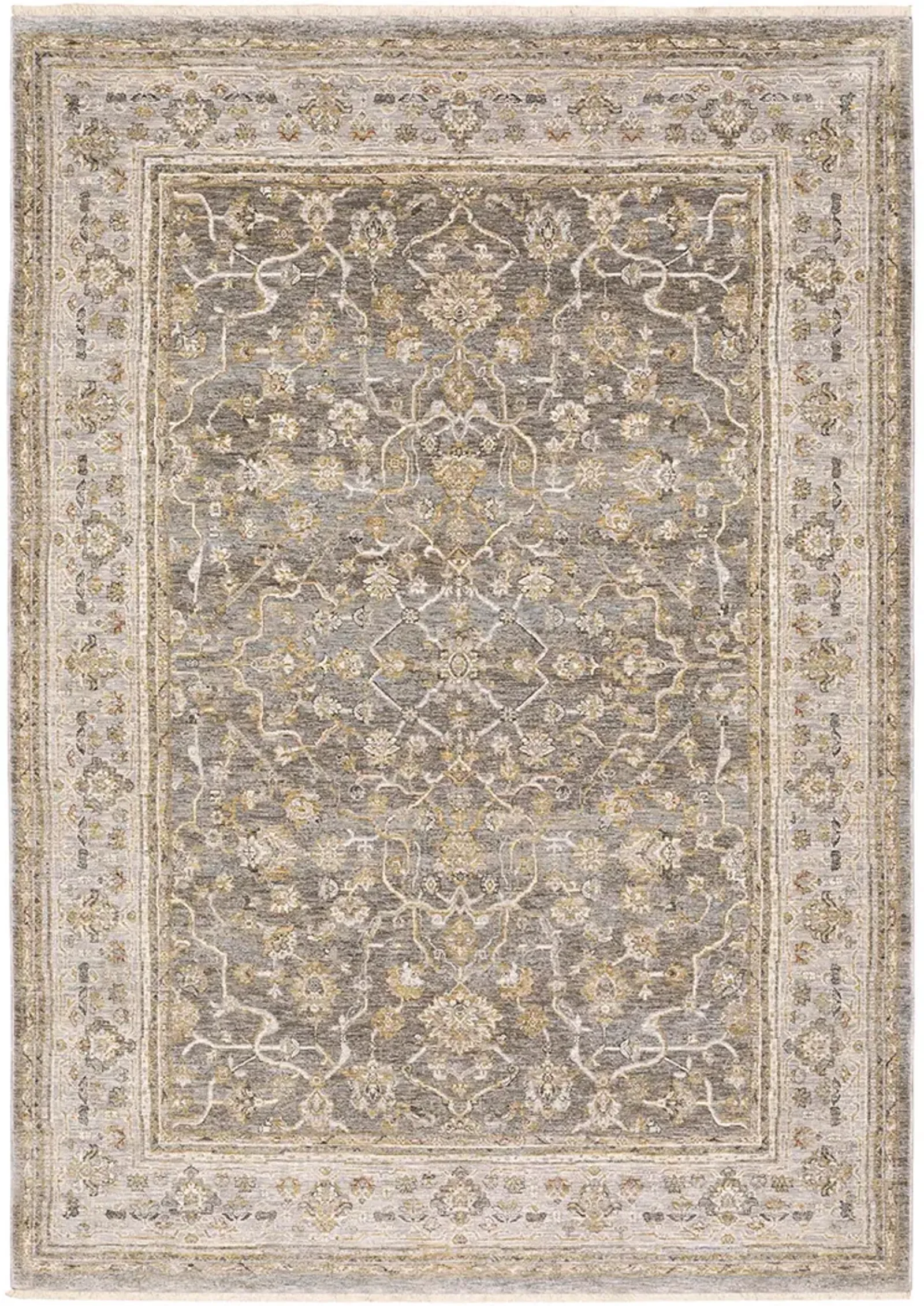 Maharaja 6'7" x 9'6" Grey Rug