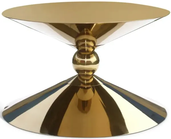 Meridian Furniture Malia Gold Coffee Table