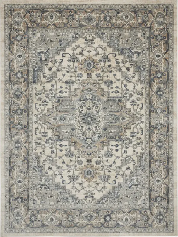 Quarry QUA05 Ivory/Gray 12' x 15' Rug