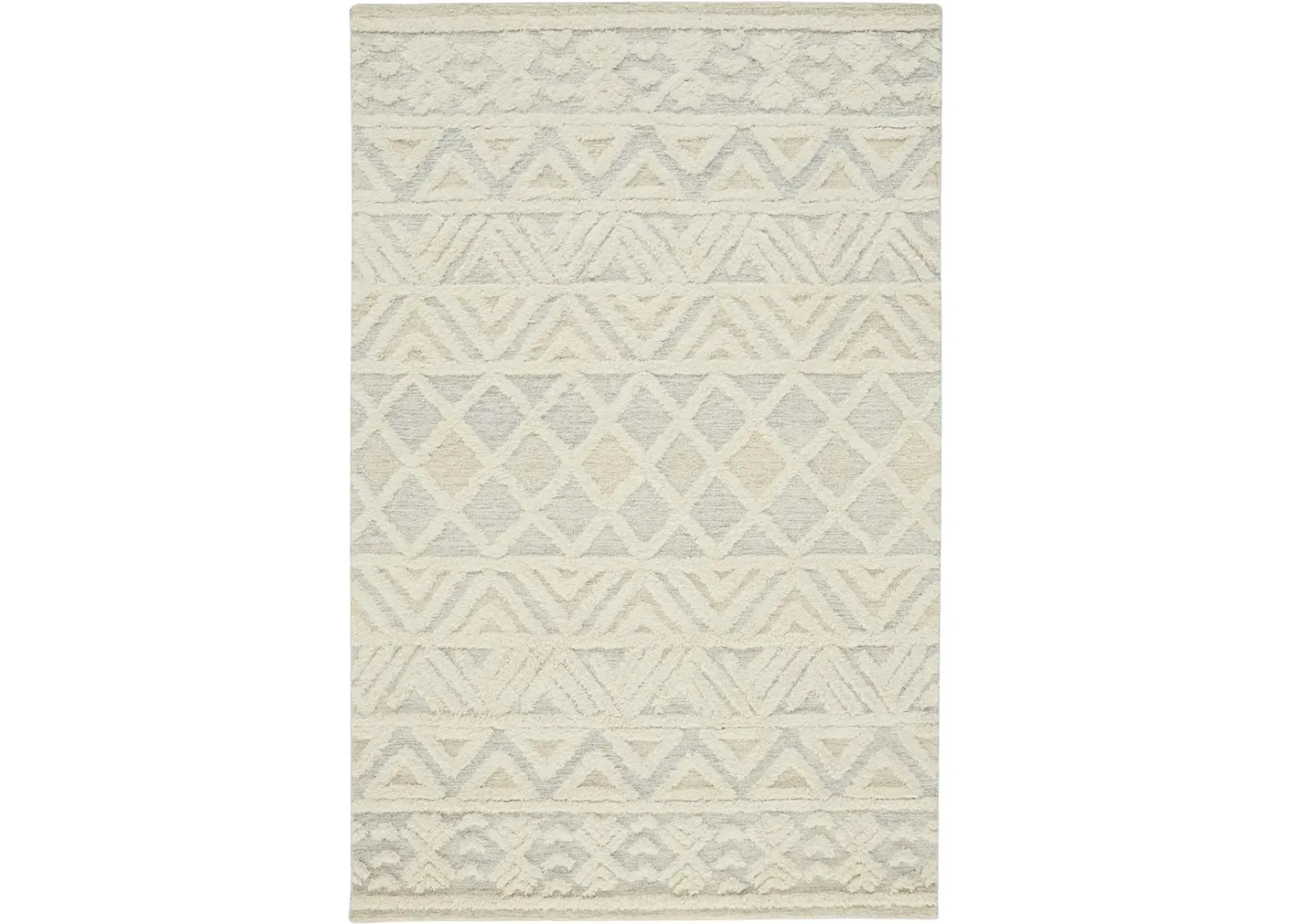 Anica 8005F Ivory/Blue/Tan 5' x 8' Rug