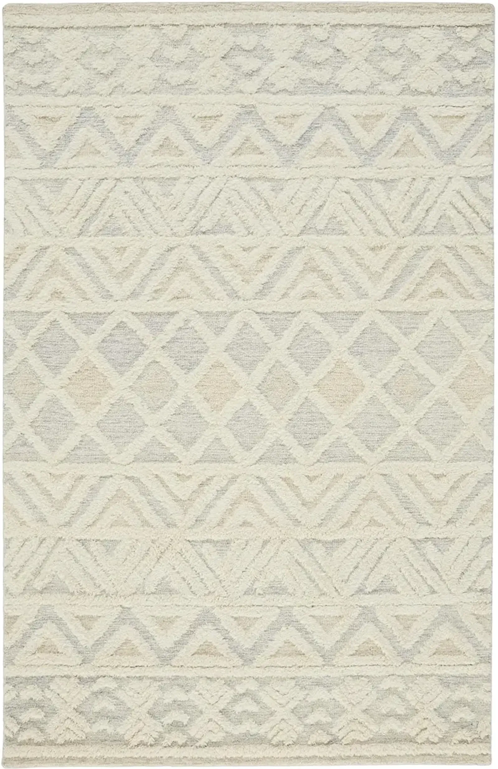 Anica 8005F Ivory/Blue/Tan 5' x 8' Rug